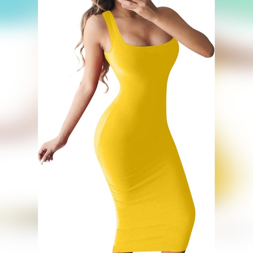 3 Elegant Midi Dresses. Super Stretch, Lightweight, Maternity, Summer,